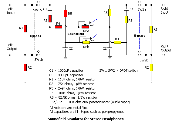 Schematic of acoustic simulator circuit.